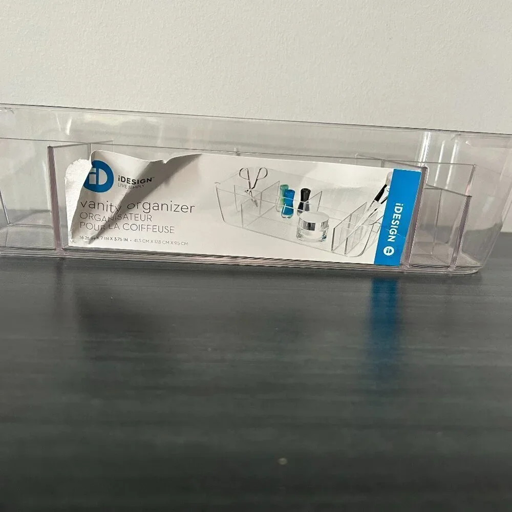iDesign Vanity Organizer Clear NWT